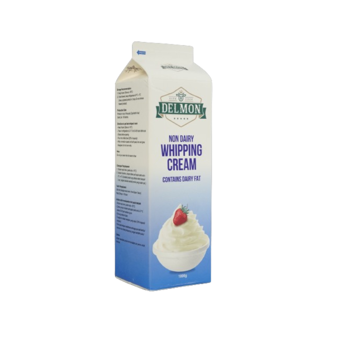 Delmon Non Dairy Whipping Cream (Contains Dairy Fat) Sejati Bakery